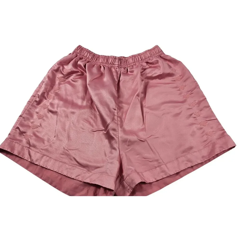 Nasty gal sz L pink satin 2.5